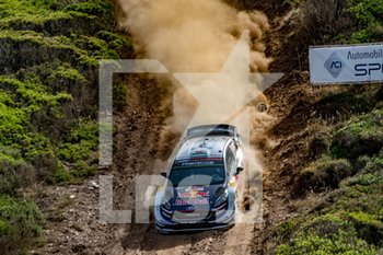 2018-06-10 - Elfyn Evans e il navigatore Daniel Barritt su Ford Fiesta WRC alla PS18 - RALLY ITALIA SARDEGNA WRC - RALLY - MOTORS
